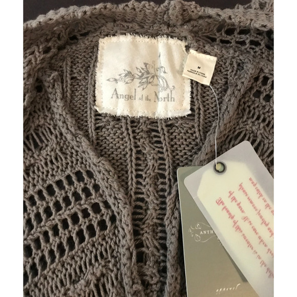 Anthropologie Angel of the North Kesia Cropped Knit Shrug - Size Medium - NWT - Picture 5 of 11